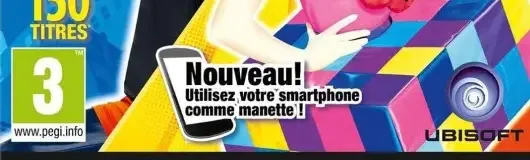 Just Dance 2016, the PEGI square on its front