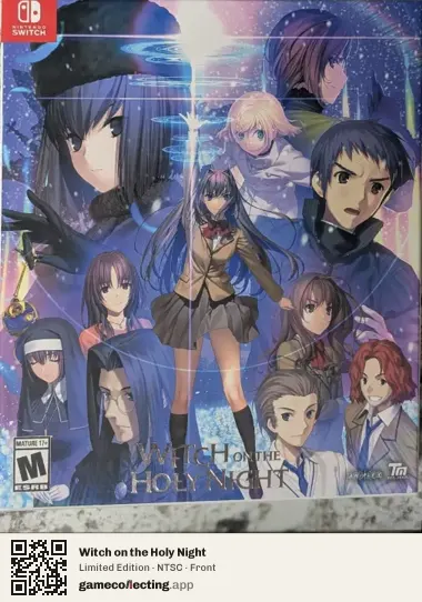 Witch on the Holy Night Nintendo Switch, NTSC box front