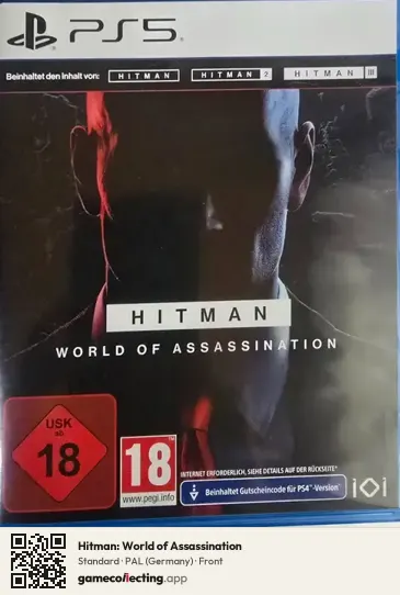 Hitman: World of Assassination PlayStation 5, Germany box front
