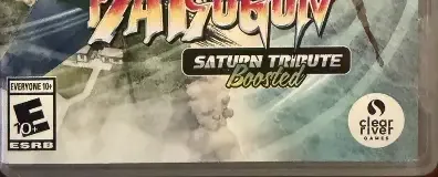 Batsugun Saturn Tribute Boosted, the ESRB box on its front