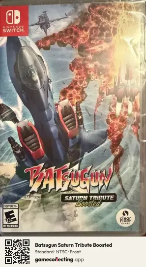 Batsugun Saturn Tribute Boosted Nintendo Switch, NTSC box front