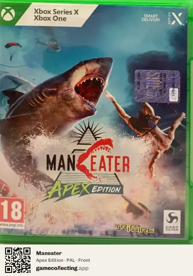 Maneater Xbox Series X, PAL box front