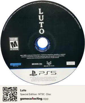 Luto PlayStation 5, NTSC disc