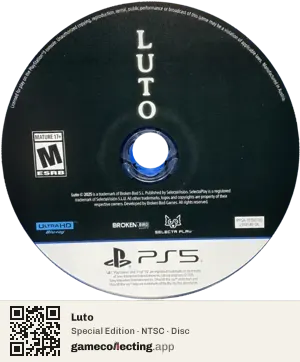Luto PlayStation 5, NTSC disc