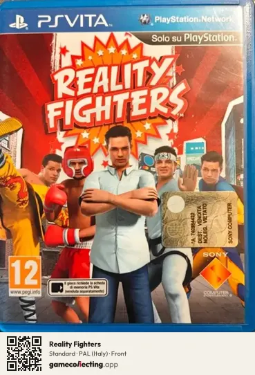 Reality Fighters PlayStation Vita, Italy box front
