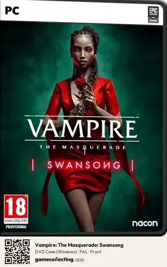 Vampire: The Masquerade: Swansong Computer, PAL box front