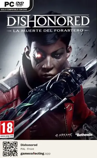 Dishonored Computer, PAL box front