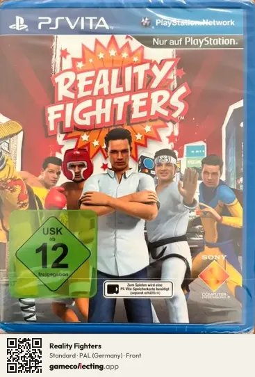 Reality Fighters PlayStation Vita, Germany box front