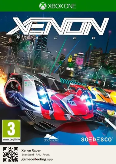 Xenon Racer Xbox One, PAL box front