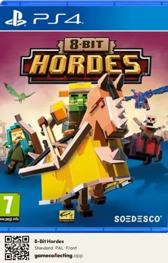 8-Bit Hordes PlayStation 4, PAL box front