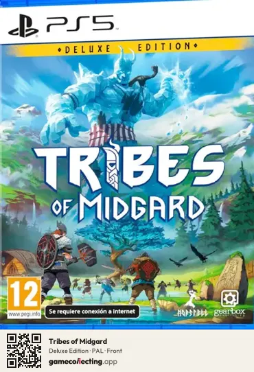 Tribes of Midgard PlayStation 5, PAL box front