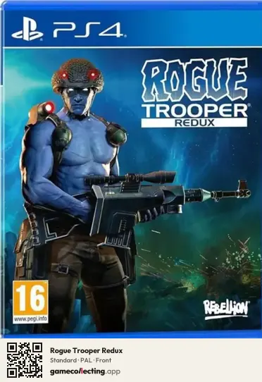 Rogue Trooper Redux PlayStation 4, PAL box front
