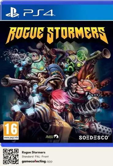 Rogue Stormers PlayStation 4, PAL box front
