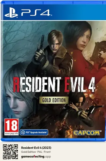 Resident Evil 4 (2023) PlayStation 4, PAL box front