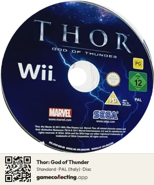 Thor: God of Thunder Nintendo Wii, PAL disc