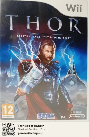 Thor: God of Thunder Nintendo Wii, Italy box front