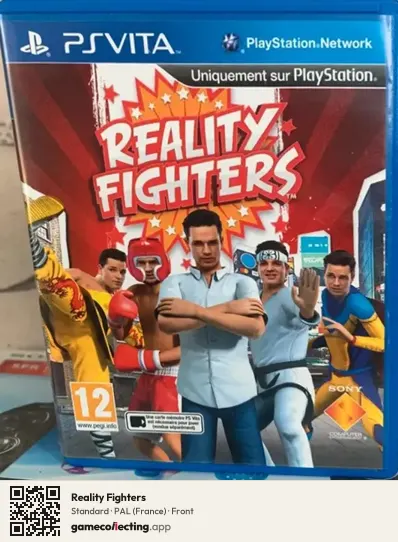 Reality Fighters PlayStation Vita, France box front