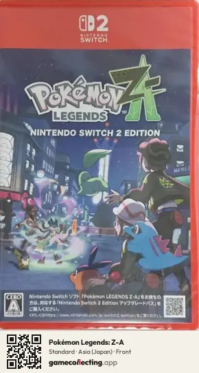 Pokémon Legends: Z-A Nintendo Switch 2, Japan box front