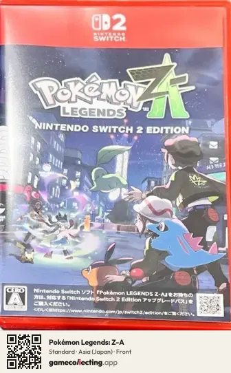 Pokémon Legends: Z-A Nintendo Switch 2, Asia box front