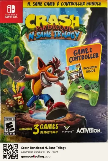 Crash Bandicoot N. Sane Trilogy Nintendo Switch, NTSC box front