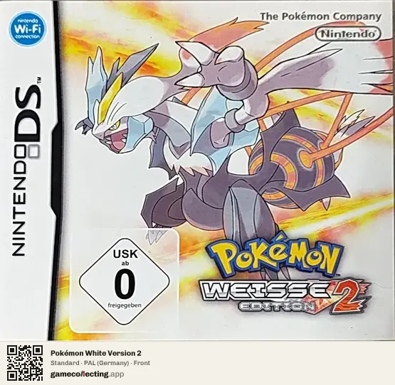 Pokémon White Version 2 Nintendo DS, Germany box front
