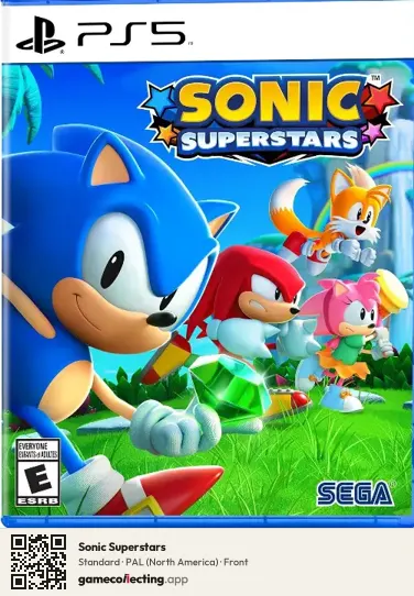 Sonic Superstars PlayStation 5, North America box front