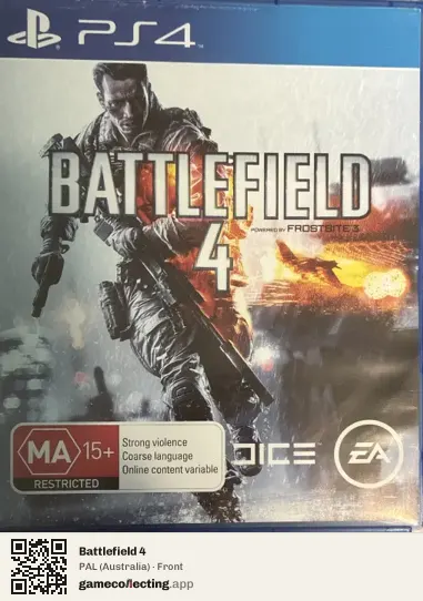 Battlefield 4 PlayStation 4, Australia box front