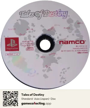 Tales of Destiny PlayStation, Asia disc