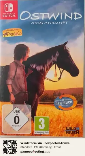 Windstorm: An Unexpected Arrival Nintendo Switch, Germany box front