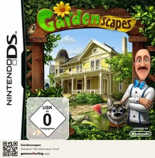Gardenscapes Nintendo DS, Germany box front