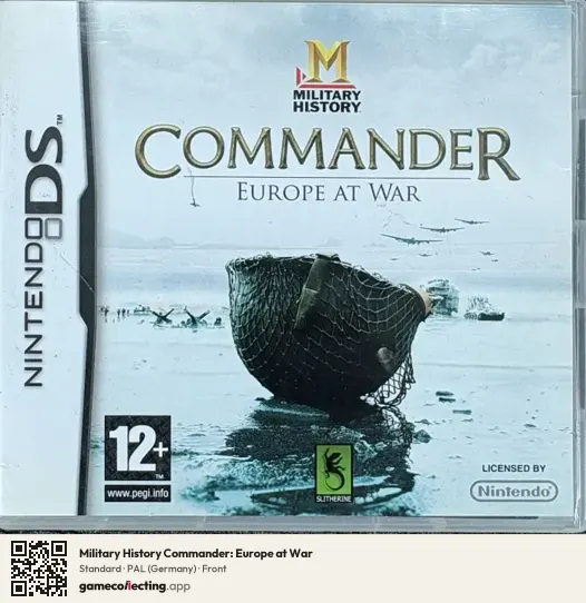 Military History Commander: Europe at War Nintendo DS, Germany box front
