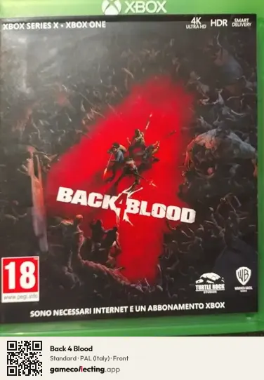 Back 4 Blood Xbox Series X, Italy box front