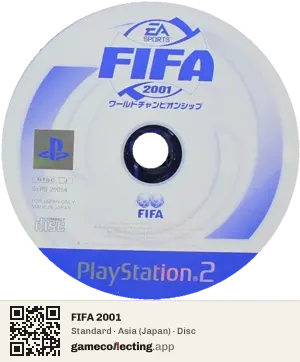FIFA 2001 PlayStation 2, Asia disc