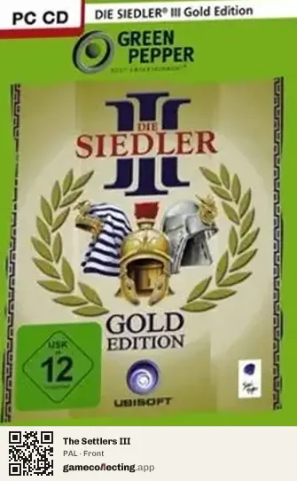 The Settlers III Computer, PAL box front