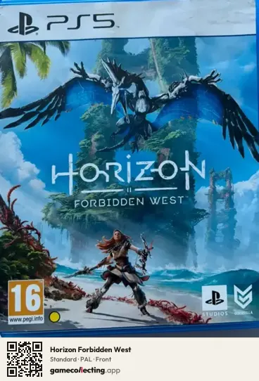 Horizon Forbidden West PlayStation 5, PAL box front