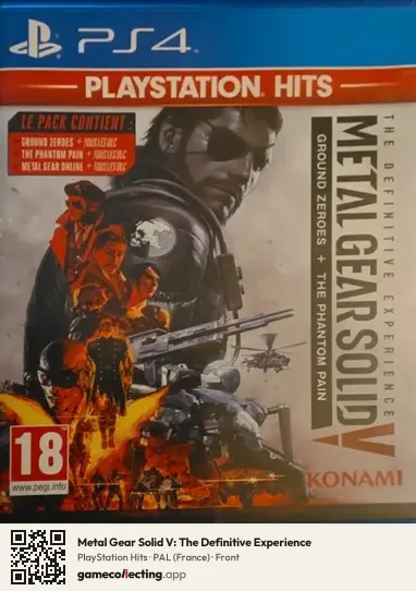 Metal Gear Solid V: The Definitive Experience PlayStation 4, France box front