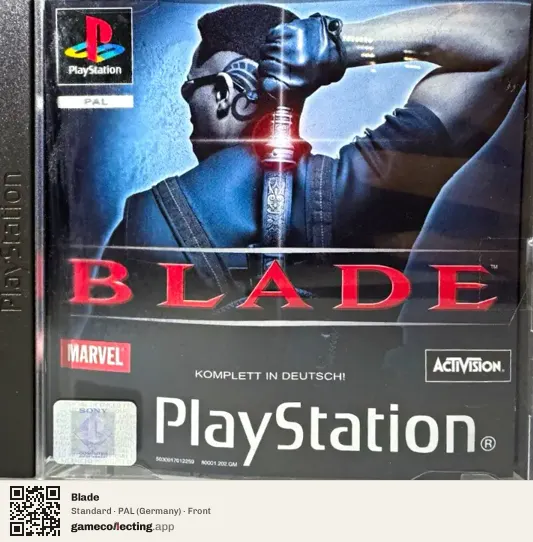 Blade PlayStation, Germany box front