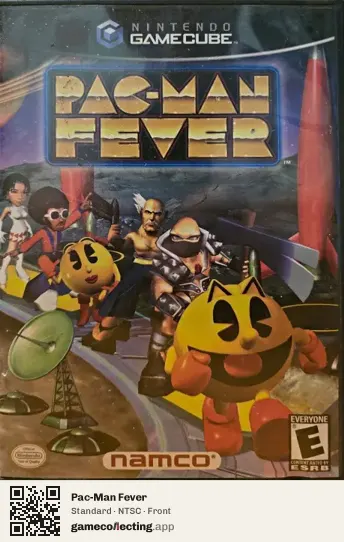 Pac-Man Fever Nintendo GameCube, NTSC box front