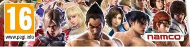 Tekken 3D: Prime Edition, the PEGI square on its front