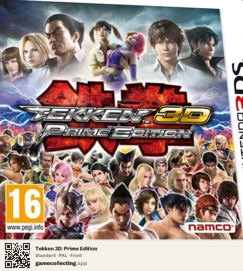 Tekken 3D: Prime Edition Nintendo 3DS, PAL box front
