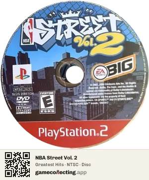 NBA Street Vol. 2 PlayStation 2, NTSC disc