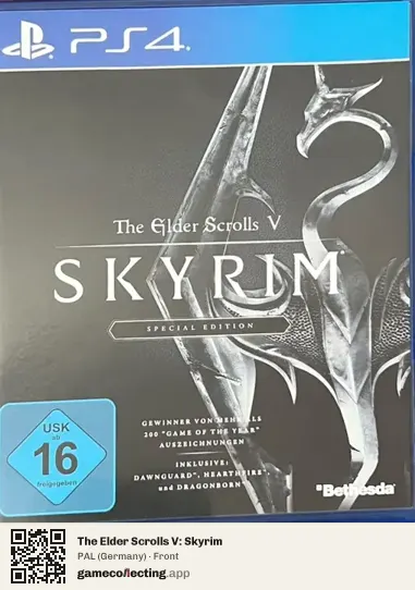 The Elder Scrolls V: Skyrim PlayStation 4, Germany box front