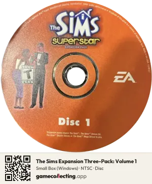 The Sims Expansion Three-Pack: Volume 1 Computer, NTSC disc