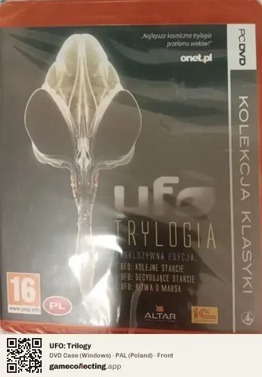 UFO: Trilogy Computer, Poland box front