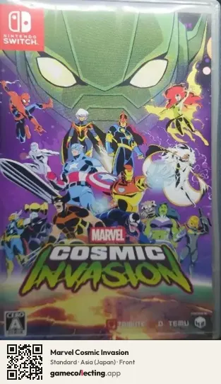 Marvel Cosmic Invasion Nintendo Switch, Asia box front