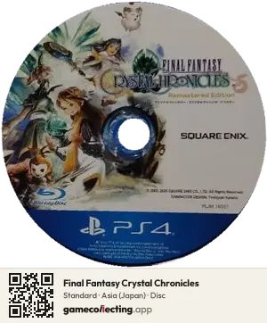 Final Fantasy Crystal Chronicles PlayStation 4, Asia disc