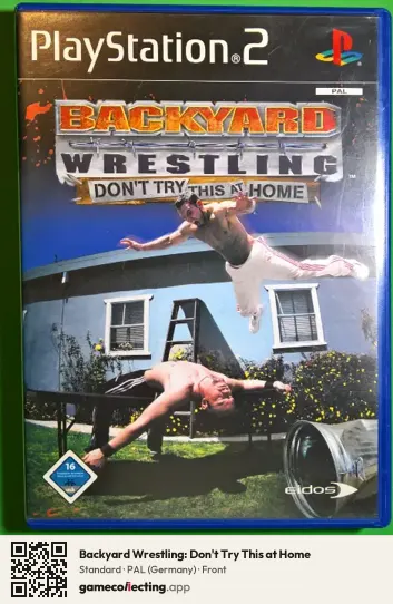Backyard Wrestling: Don't Try This at Home PlayStation 2, Germany box front