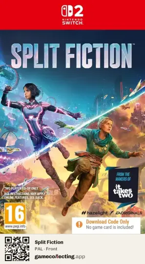 Split Fiction Nintendo Switch 2, PAL box front