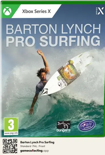Barton Lynch Pro Surfing Xbox Series X, PAL box front