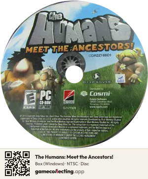The Humans: Meet the Ancestors! Computer, NTSC disc